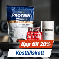 Upp till 20% p� kosttillskott